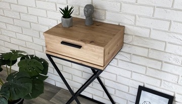 КОНСОЛЬ ДЛЯ ПРОМЫШЛЕННОГО ЗАЛА ЛОФТ, ДУБ ARTISAN