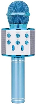 MIKROFON BEZPRZEWODOWY GŁOŚNIK BLUETOOTH NIEBIESKI