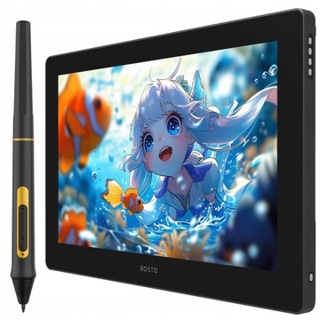 Tablet graficzny PROFESJONALNY BOSTO BT-16UHD z piórem 16384 st 15,6