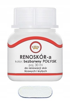 RENOSKÓR FARBA LAKIER DO SKÓRY BEZBARWNY POŁYSK