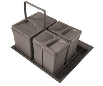 Kosz Sortownik Unico Hafele 15L + 2x7L SZ-450mm