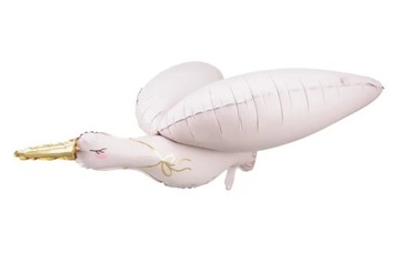 Balon Różowy Bocian Narodziny Baby Shower Girl