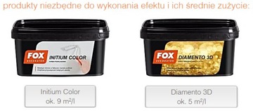 КРАСКА FOX DECORATOR DIAMENTO 3D НЕПТУН ЭФФЕКТ 1л