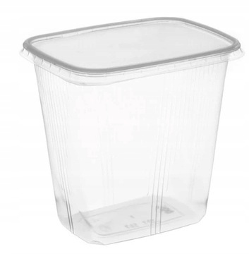Pojemniki z wieczkami jednorazowe 500ml 50szt