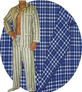 Элегантная мужская пижама, хлопок, размер М.