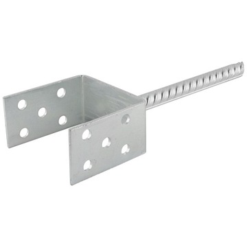 PODSTAWA SŁUPA ŁĄCZNIK DO WMUROWANIA 140 mm BIAŁA