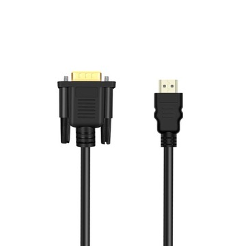 КАБЕЛЬ HDMI-VGA FULL HD КАБЕЛЬ D-SUB 1,8 М ЗОЛОТОЙ