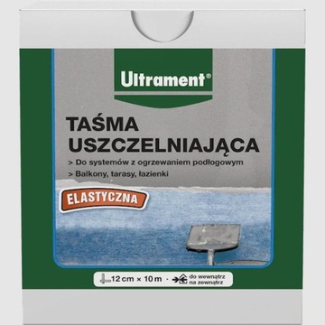 ULTRAMENT Taśma uszczelniająca 12cmx10mb