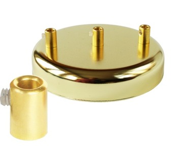 PODSUFITKA MASKOWNICA OKRĄGŁA 135MM 3 OTWORY ZŁOTA