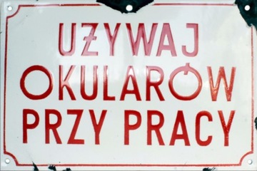 Tabliczka PRL 30x20 cm PRL25