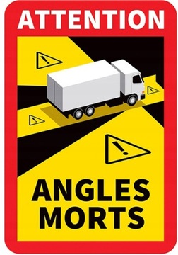 MAGNES Naklejka Magnetyczna Angles Morts TIR