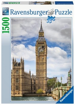 RAVENSBURGER Puzzle ZABAWNY KOT BIG BEN 1500 el.
