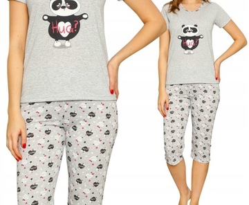 ЖЕНСКАЯ ПИЖАМА ИЗ ХЛОПКОВОГО РУКАВА 3/4 КАЧЕСТВЕННАЯ