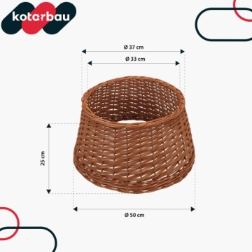 ПЛЕТЕНЫЙ ЧЕХОЛ FI 50 СМ ДЛЯ ЕЛКИ ПОДСТАВКА БОХО ПОДСТАВКА КОРЗИНА НАТУРАЛЬНЫЙ