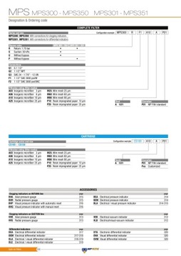 Wkład filtra CS150P25A - MP FILTRI