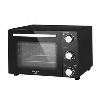 PIEKARNIK ELEKTRYCZNY z TERMOOOBIEGIEM 22L 1300W 5 TRYBÓW PIECZENIA