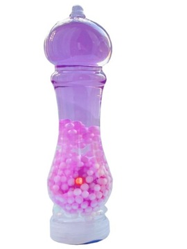 Slime glut masa sensoryczna prukająca crystal XXL z kulkami styropianowymi