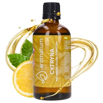 NATURALNY OLEJEK CYTRYNA 100ml AROMATERAPIA KĄPIEL