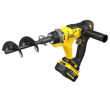 STANLEY ПОЧВЕННАЯ ДРЕЛЬ RITCH V20 SFMCGA75M1 1x4,0 Ач + ШНЕК 76x155 мм