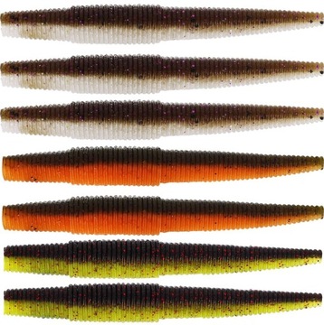Westin Ned Worm Dark Water Mix 7cm (7szt.)
