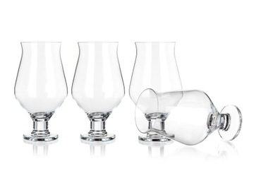 Komplet szklanek do piwa na nóżce 490ml 4szt