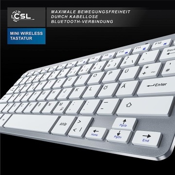 БЕСПРОВОДНАЯ QWERTZ-КЛАВИАТУРА CSL 2,4 ГГц