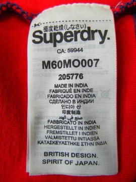 SUPERDRY KOSZULKA POLO ROZ. S NOWA