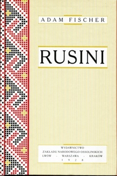 RUSINI A.Fischer BIESZCZADY ŁEMKOWSZCZYZNA HUCULI