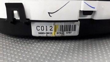 94003-C8012 PŘÍSTROJOVÁ DESKA BUDÍKY HYUNDAI I20 1.2 2015R