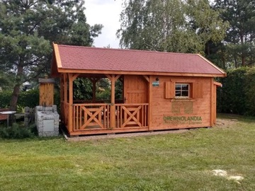 Domek na ROD Działkę 5x3m Letniskowy Ogrodowy z Drewna Domki Letniskowe