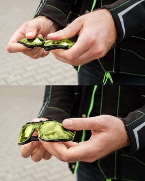 БЕЗОПАСНЫЕ ОЧКИ С ПЕНОВОЙ ВСТАВКОЙ, ЖЕЛТЫЕ ЛИНЗЫ, КЛАСС УСТОЙЧИВОСТИ FT NEO