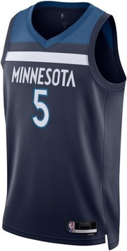 Marynarkowa koszulka NBA Anthony'ego Edwardsa Minnesota Timberwolves