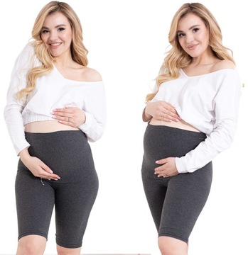 LEGGINSY CIĄŻOWE KOLARKI KRÓTKIE SPODENKI R. 4XL