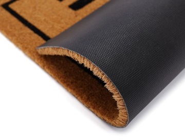 КОВРИК ДЛЯ ВХОДА НА УЛИЦУ КОКОС, ПРОЧНЫЙ, 45x75см