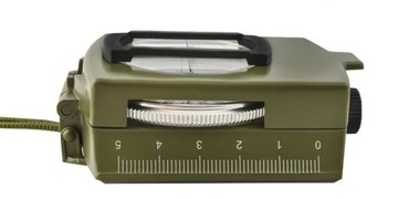 Прайматический военный компас из автобусной карты + покрытие выживания