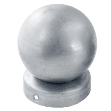 daszek okrągły 48 mm z kulą 60 mm(1 1/2)''Ocynk