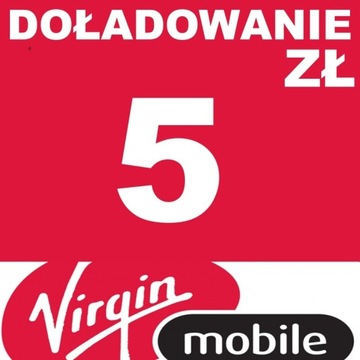 DOŁADOWANIE VIRGIN 5 ZŁ KOD 24/7