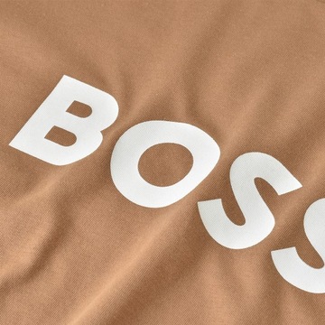 T-shirt Męski HUGO BOSS 50491706 Beżowy