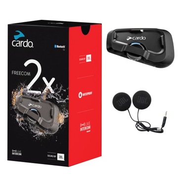 Interkom motocyklowy Cardo FREECOM 2X 1 ZESTAW JBL