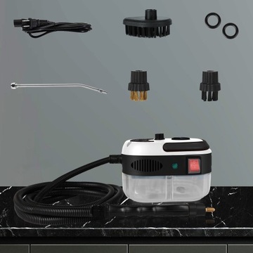 MYJKA PAROWA CZYŚCIK CIŚNIENIOWY 2500W ZESTAW DO OKIEN OKAP KUCHENNY BIAŁY