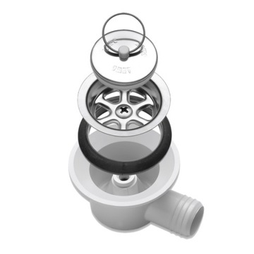 ODPŁYW ZLEWU KĄTOWY 20MM DO ŁODZI/JACHTU/KAMPERA