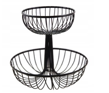CZARNY LOFT KOSZYK NA OWOCE DRUCIANY PATERA MISA