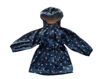 H&M gumowana kurtka przeciwdeszczowa 98/104