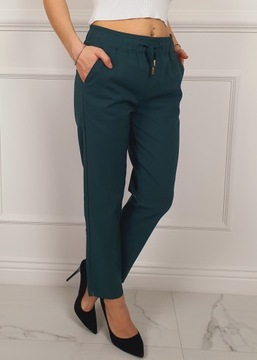 ЭЛЕГАНТНЫЕ ЖЕНСКИЕ БРЮКИ НА ЭЛАСТИКЕ 7/8 больших размеров