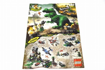 LEGO plakat ulotka Adventurers Dino Island [2000]