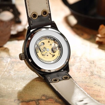 Роскошные мужские механические механизмы SHENHUA в стиле ретро