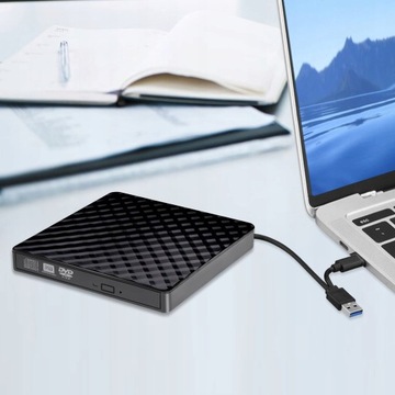 Внешний привод CD-DVD, устройство чтения компакт-дисков и DVD-дисков USB 3.0