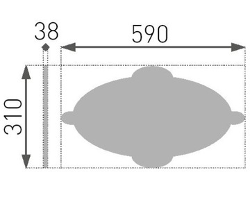 MARBET Потолочная розетка из пенополистирола R-11