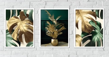 30x40 РАМА ИЗОБРАЖЕНИЯ ПОСТЕРЫ ЗОЛОТАЯ РАМКА МОНСТЕРА