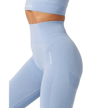 ЛЕГГИНСЫ ЖЕНСКИЕ CARPATREE СПОРТИВНЫЕ ЛЕГГИНСЫ С ВЫСОКОЙ ПОСАДКОЙ PUSH UP ALLURE BLUE
